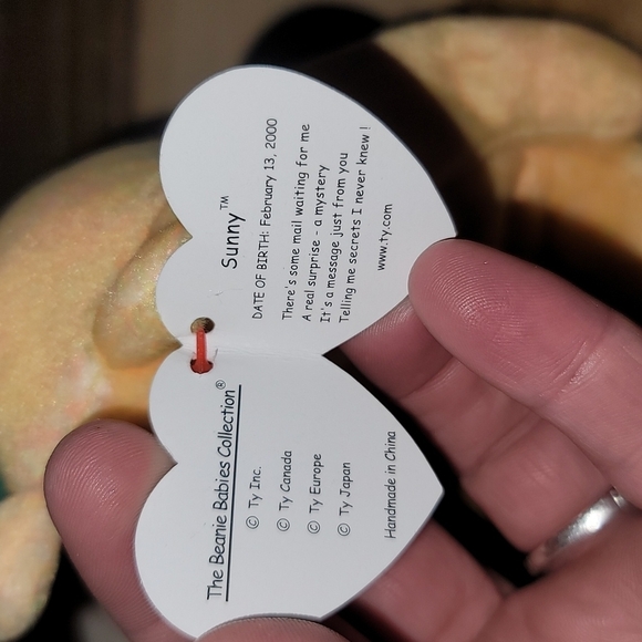 Ty Beanie Babies Periwinkle and Sunny Bears - Picture 8 of 9